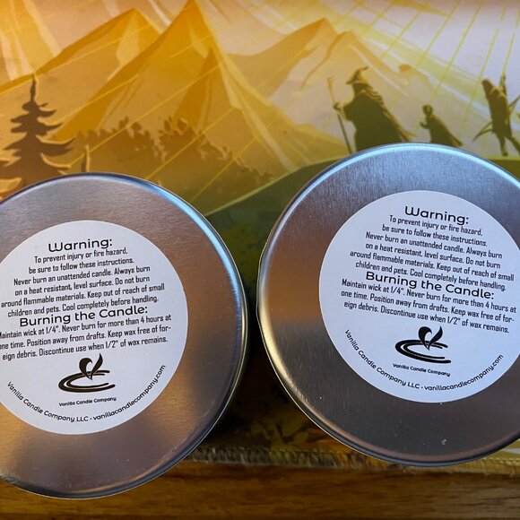Two Brand New 100% Soy Wax Candles - Picture 4 of 4